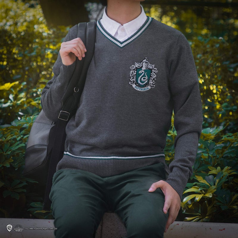 Cinereplicas Harry Potter - Hogwarts Sweater Slytherin - XS/Kids - Official License - Image 3